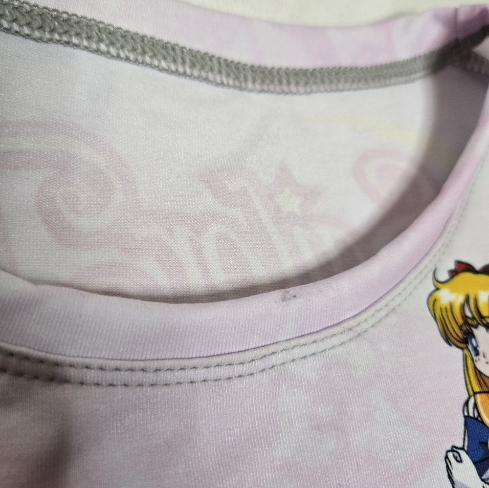 BLACKMILK Sailor Moon Pretty Guardian tie front crop short sleeve tee shirt XL - Picture 5 of 10